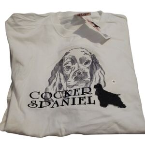 COCKER SPANIEL TEE SHIRT black spaniel "grs dogs"